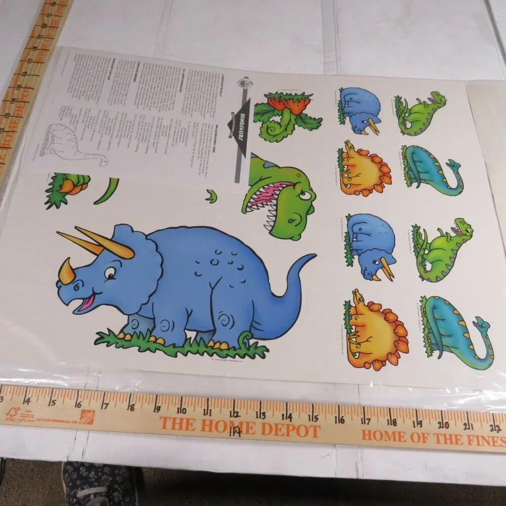 Dinosaurs NEW Unopened BULLETIN BOARD SET (classroom, birthday, bedroom)